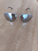 Sonnenbrille Silber verspiegelt
