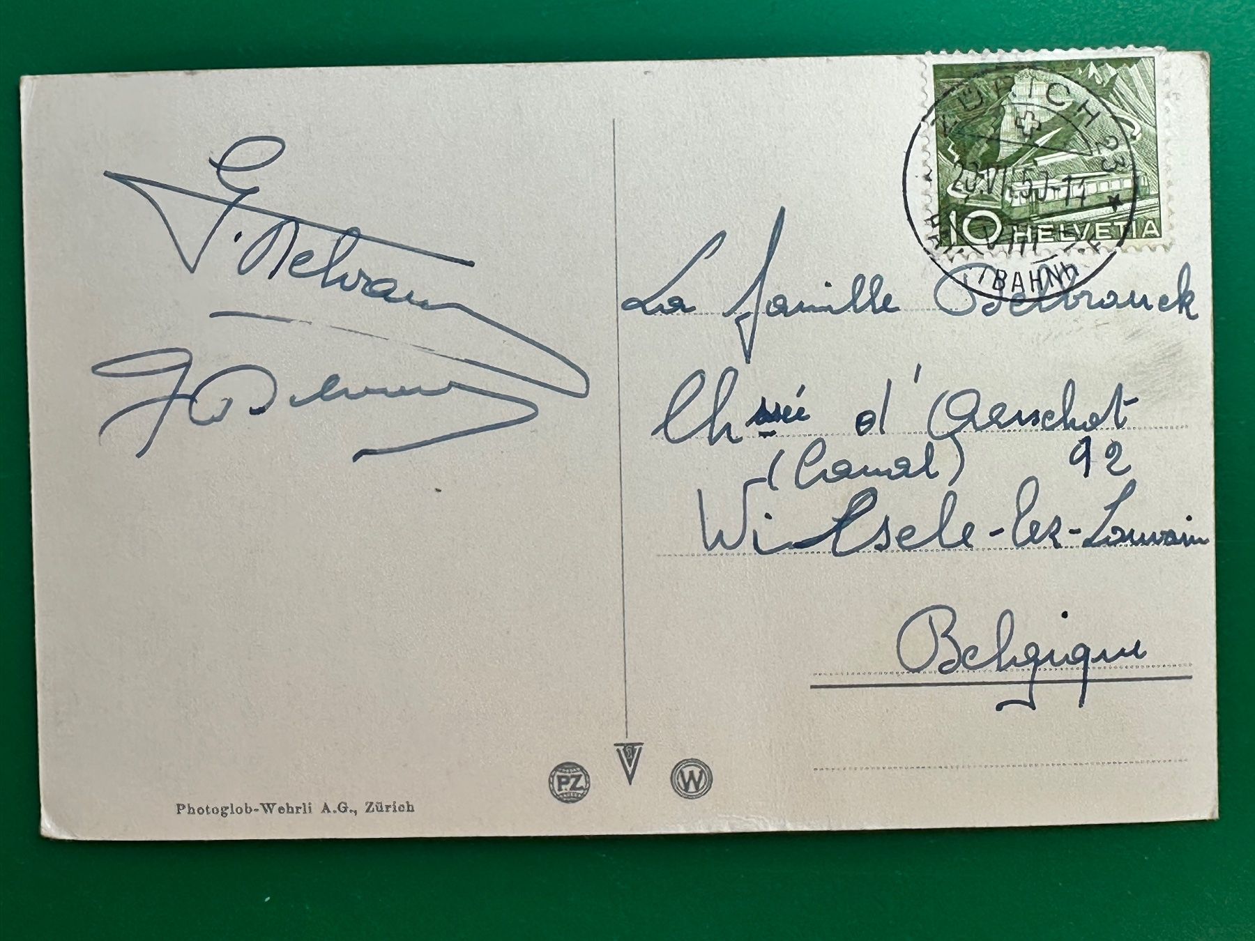 Cartoline postali: Zürich und die Alpen – Usato da Steg VS venduto da danwer74 1