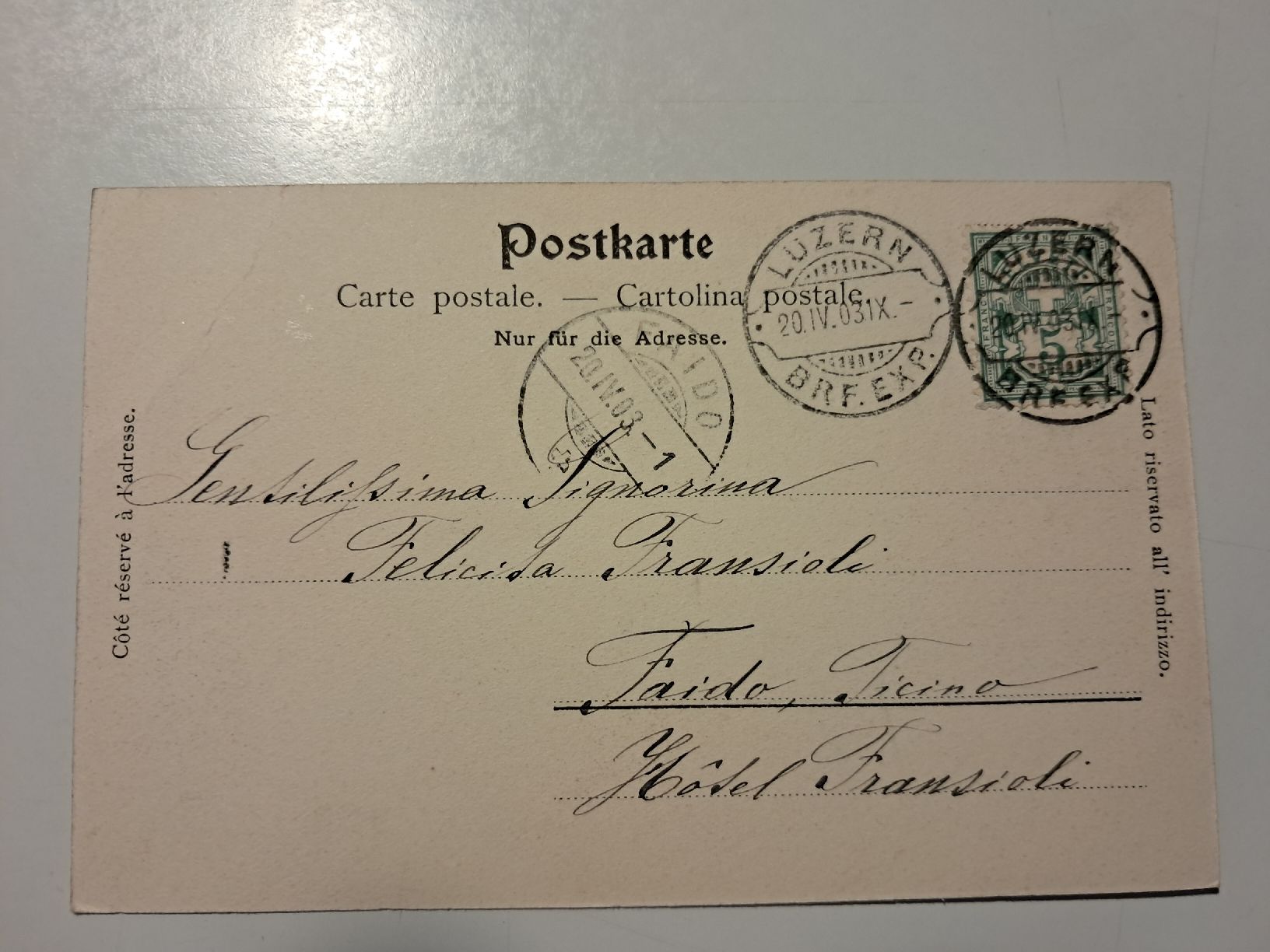Cartes postales: Lucerna  – D'occasion à Gorduno par ema_7yhp 1