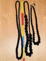 Drei elegante Ketten mit schwarzen Kugeln von Street One