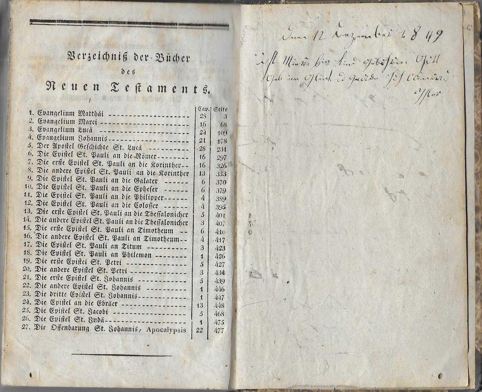 Livres: Neues Testament von 1828 – D'occasion à Flims - Dorf par Stagediver 2