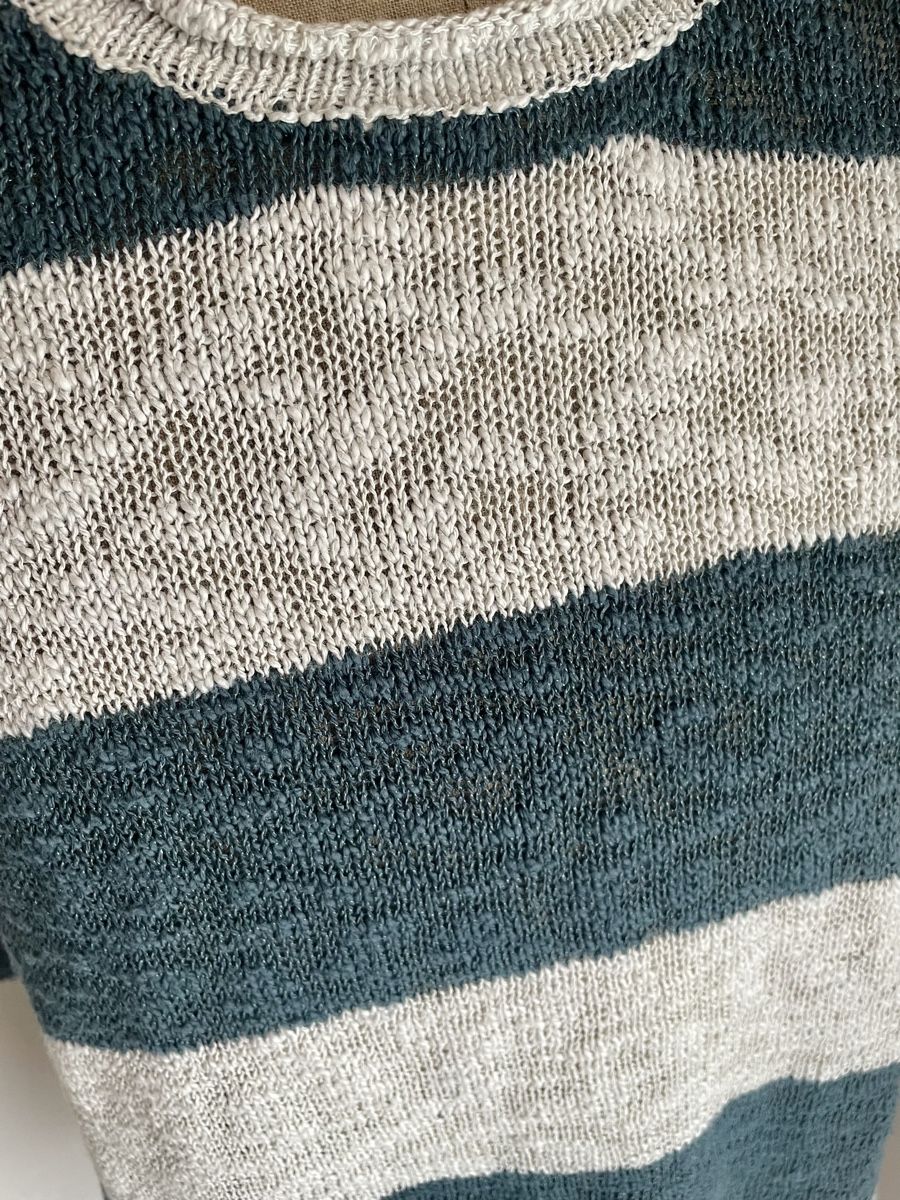 Nile Maglioni & Felpe: NILE Strickpullover, Grösse M, Kurzarm, Streifenmuster – Usato da Oberwil BL venduto da another-day-of-sun 4