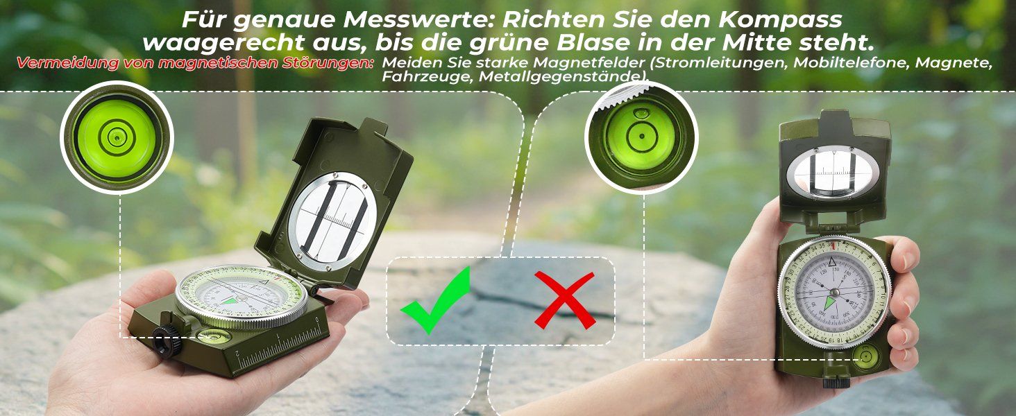 GPS & Strumenti di misurazione: Militär Professioneller Taschenkompass – Nuovo e nell'imballaggio originale da Geneve venduto da Titi2008 3