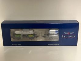 Liliput L240140 Kesselwagen-Set 2-achsig SBB-CFF Epoche IV-V