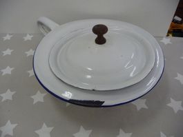 Emaille Nachttopf Topf mit Deckel
