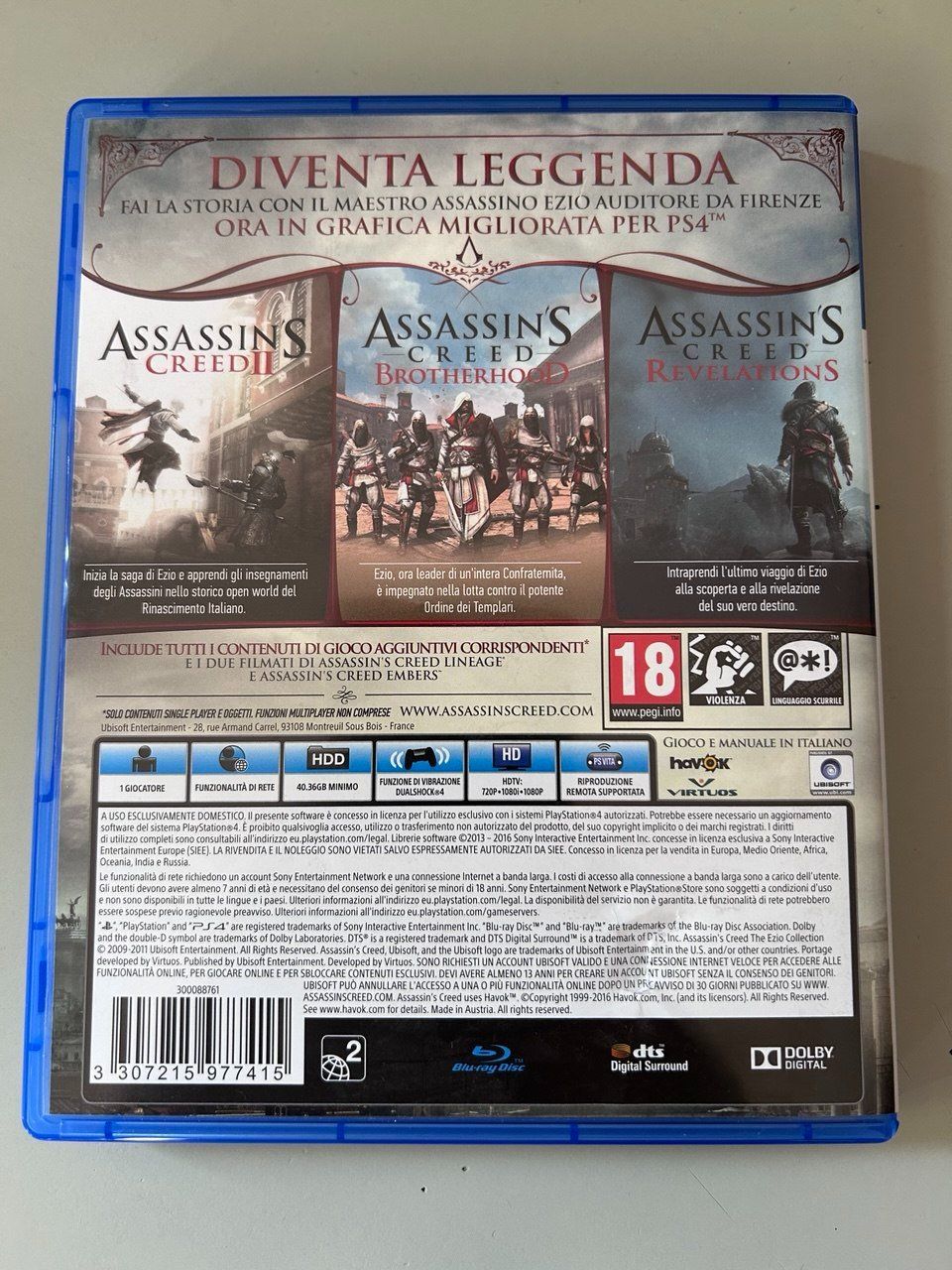 Sony Spiele: Assassin's Creed: The Ezio Collection – Gebraucht aus Giubiasco von LorisVale 1