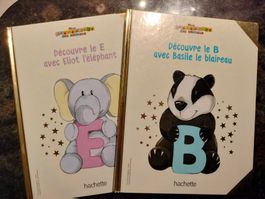 Mon abécédaire animaux Eliot l'éléphant+ Basile le blaireau