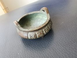 Antike chinesische Räucherschale aus Bronze, Top!