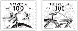 💥2017 - Serie 200 Jahre Velo - postfrisch