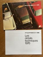 PORSCHE 911 Prospekt-Konvolut 1976 catalogue en français