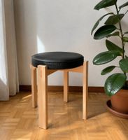 2× IKEA HOLMSJÖ Hocker – Scandinavian Design