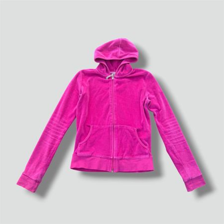 Juicy Couture cottage core pink zip-hoodie vintage jacke