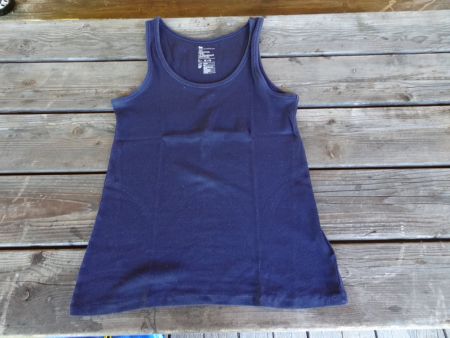 GAP Basic Top uni dunkelblau stretch Gr. XL - 424125