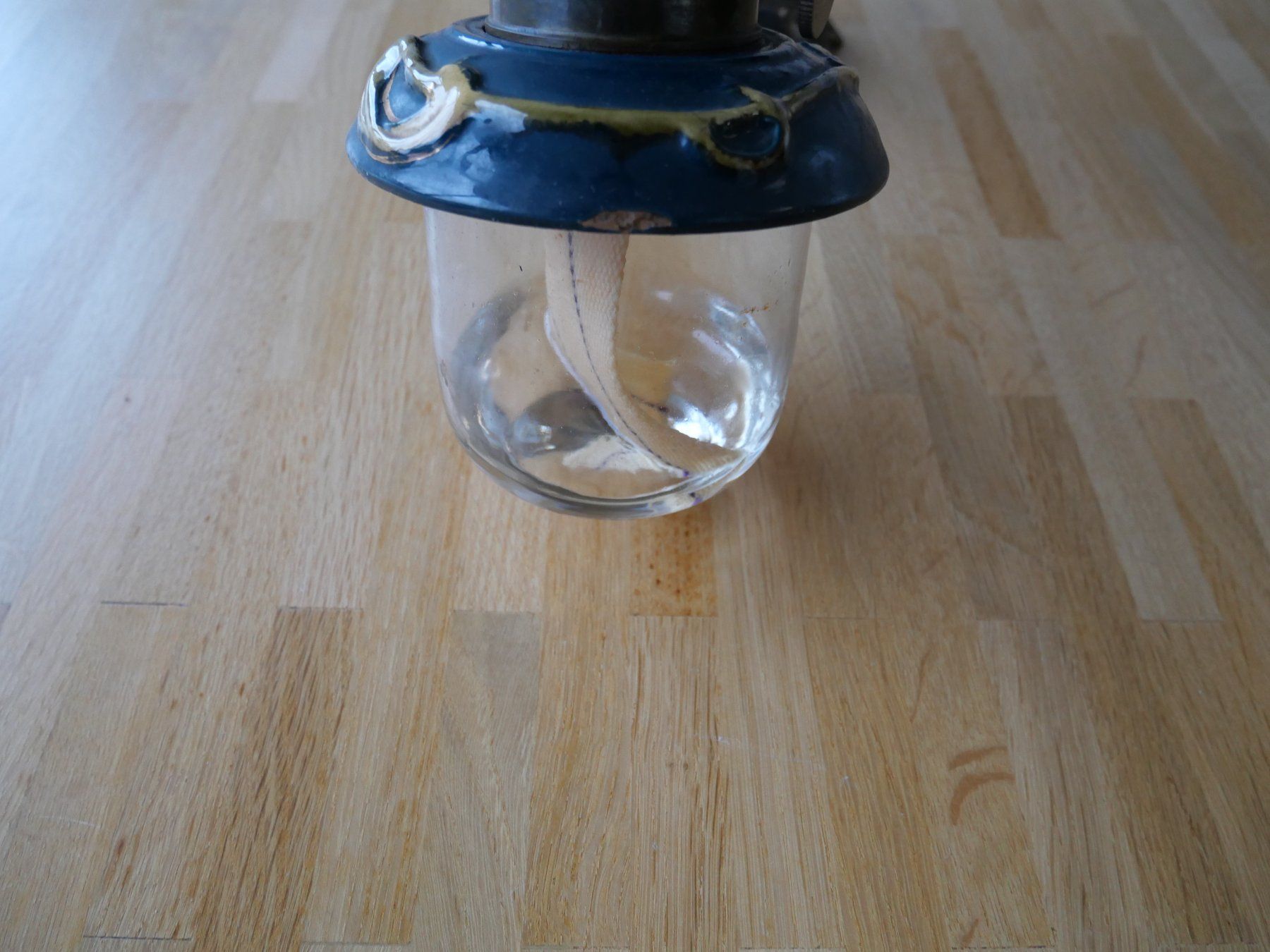 Lampade: Jugendstil Petroleumlampe mit Blumendekor – Usato da Küsnacht ZH venduto da suzn 5