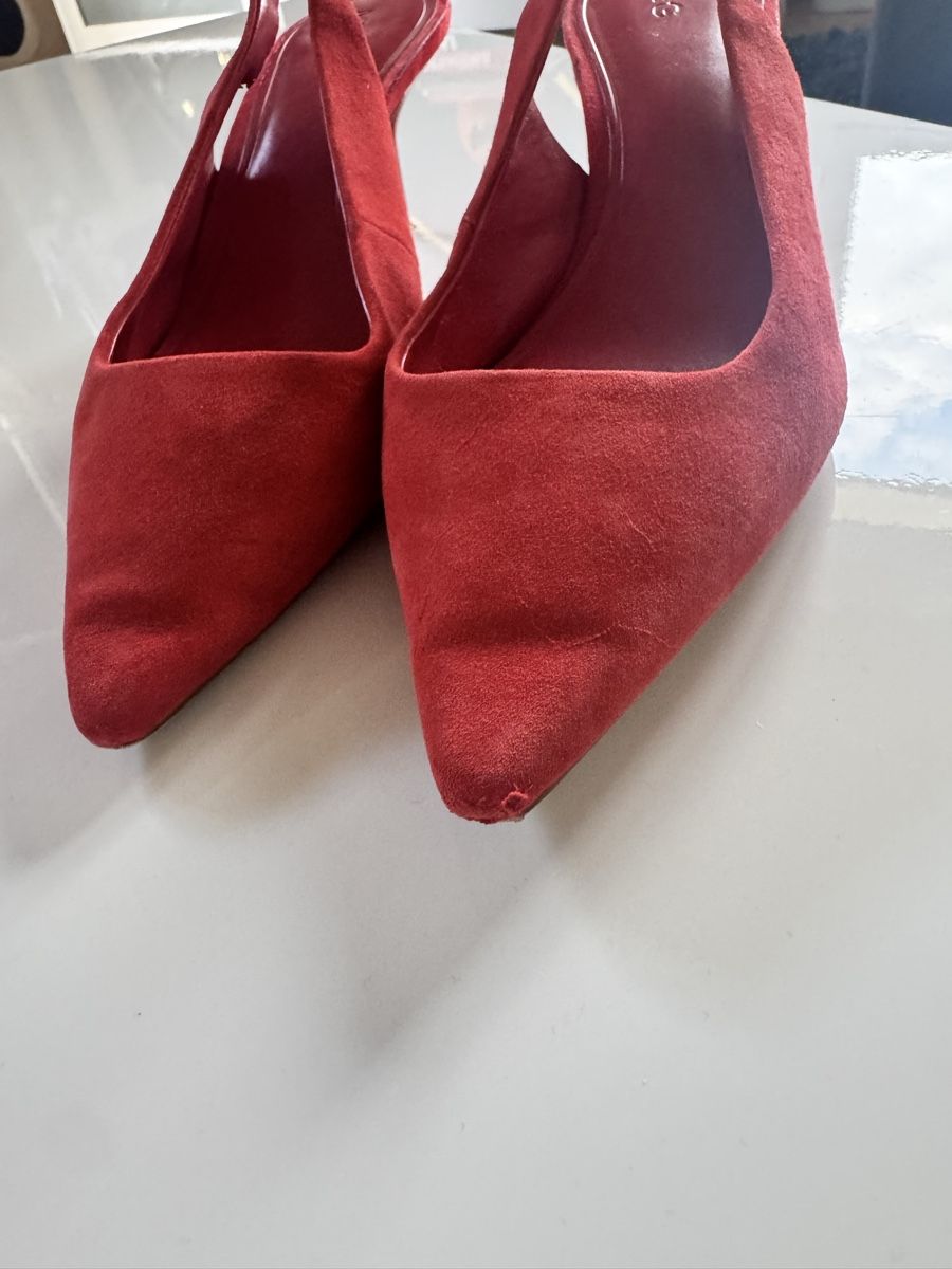 Mango Chaussures femmes: Mango Slingback Pumps, Red, Size 38, Used Condition – D'occasion à Baar par sal_g57c 5