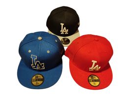 3 Stück Los Angeles Dodgers Snapback Basic 59FIFTY LA NEU