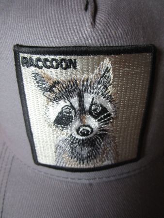 TRUCKER CAPE MÜTZE *RACCOON*UNGETRAGEN AUS VITRINE