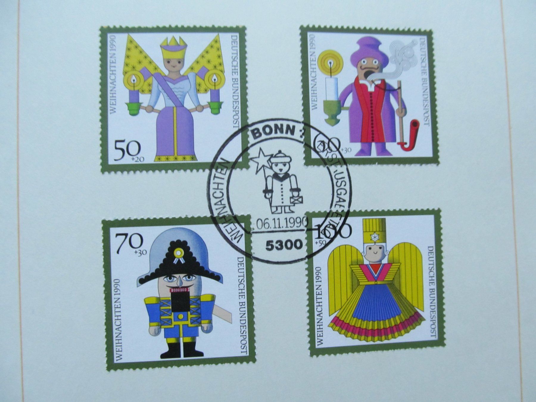 Alle Briefmarken: Jahressammlung der ehemaligen DDR  1990 – Gebraucht aus Hergiswil NW von Panda1990 9