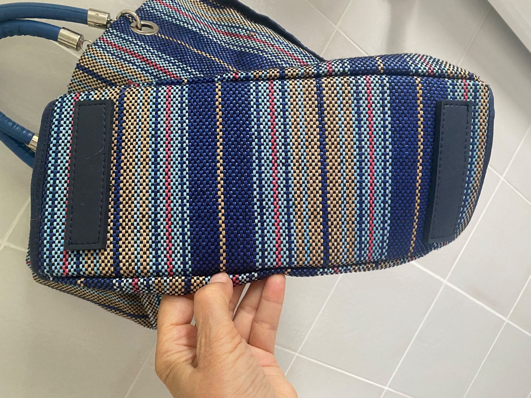 Obag Borse: Original O BAG Einkaufstasche Shopper - Kobalt – Usato da Besazio venduto da BagCycle 3