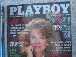 Sex Magazin Erotik US PLAYBOY 1989 Dez+ Poster Top Zustand