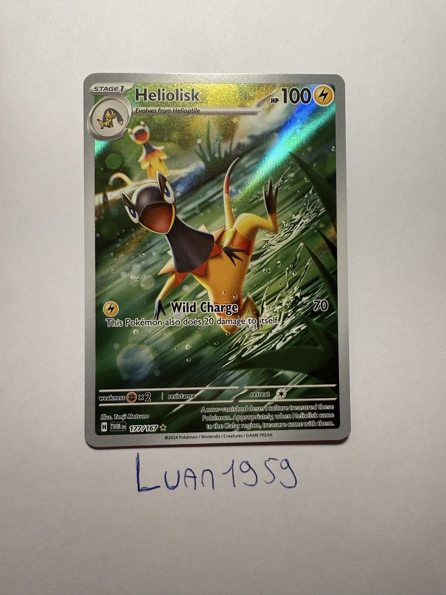 Pokémon Carte collezionabili: Pokémon Heliosk AR 177/167 MINT – Nuovo (secondo la descrizione) da Riddes venduto da Luan1959