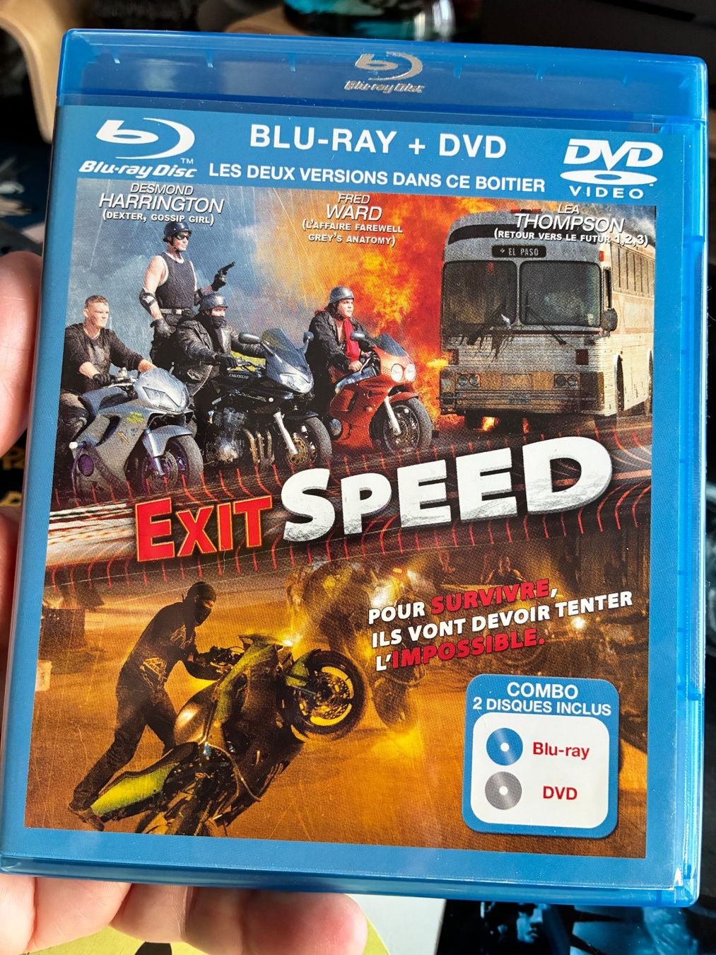 Tutti i DVDs: Exit Speed (2009, Combo Blu-ray + DVD, Thriller Action) – Usato da Vevey venduto da zecollector