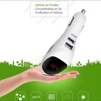 Auto USB Adapter / Ionisator / Batterie Anzeige