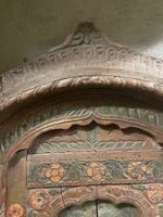 Arche en bois sculpté et peint – Inde, XIXe siècle