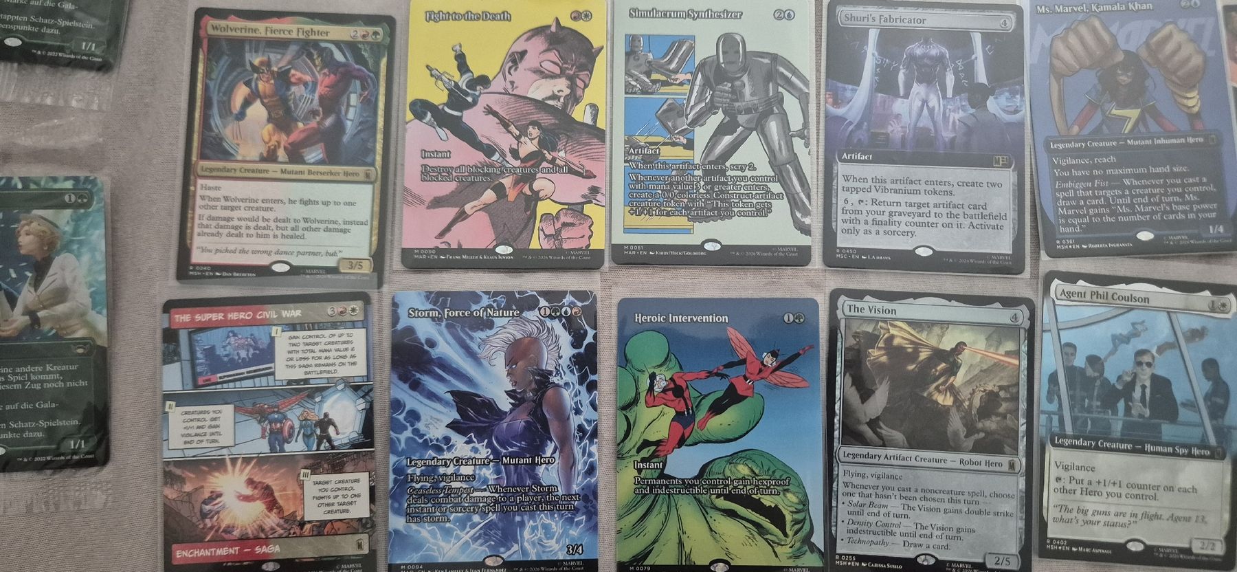 Magic The Gathering Carte collezionabili: Magic The Gathering Marvel Karten Set diverse Karten – Nuovo (secondo la descrizione) da Cazis venduto da pen_5jpg 4