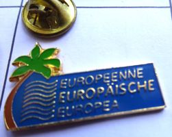 Pin Palme EUROPEENNE, Europäisch Europea