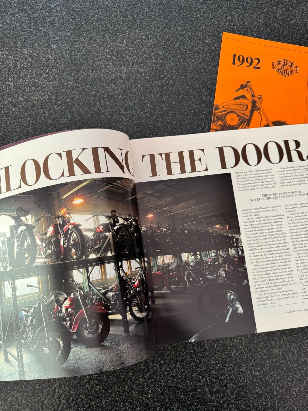 Documenti: Harley-Davidson Prospekt, Katalog, Broschüre 1992 – Usato da Niederhasli venduto da Berno 5