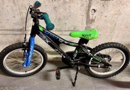 Kinderfahrrad Ghost Powerkid 16 Zoll schwarz/grün