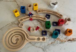 Quadrilla Marbe Run Construction - Hape Final spurt
