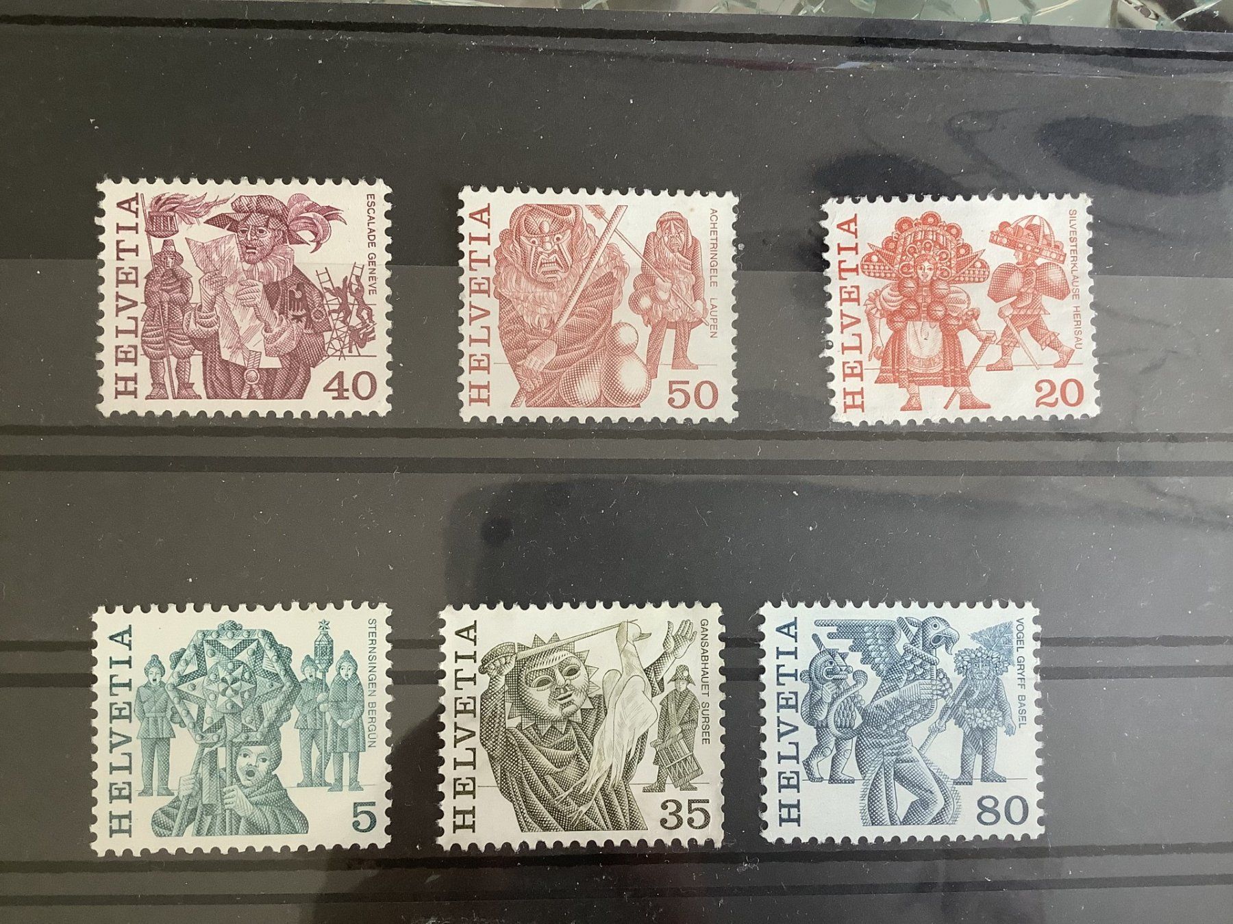 Tutti i francobolli: Volksbräuche  postfrische Marken – Nuovo (secondo la descrizione) da Melchnau venduto da BarbaraD01