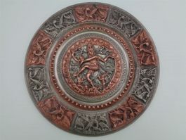 Wandteller Indien Göttin Shiva - Relief