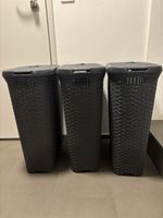 3 Wäschekörbe von Curver Kunststoff anthrazit guter Zustand