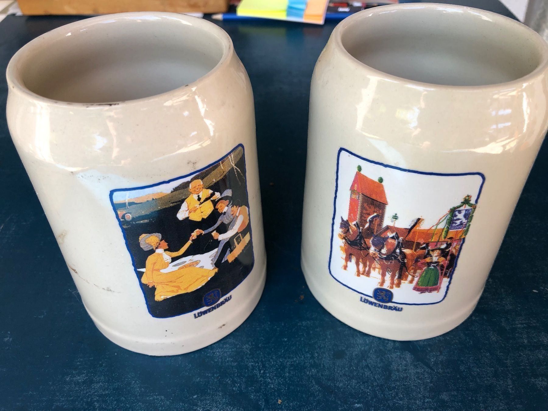 Bicchieri: Bierglas Krug Löwenbräu – Usato da Niederrohrdorf venduto da beniledergerber