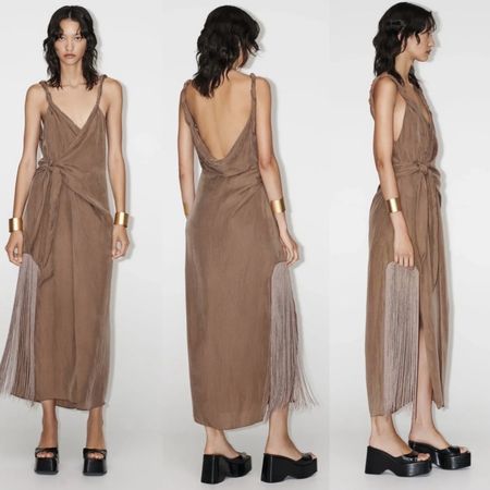 Sommerkleid, S, braun, 100% Lyocell/Robe d'été, taille S