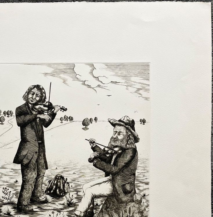 Grafica & Litografie: PETER STREICH RADIERUNG SIGNIERT NUMMERIERT – Usato da Gersau venduto da kunst-online 6