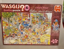 Wasgij Destiny Puzzle 6 Child's Play 1000 Teile, Neu
