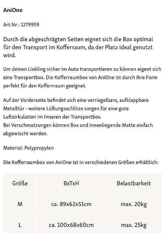 Käfige, Transport & Sicherheit: Hundebox – Gebraucht aus Schindellegi von Meli_st 3