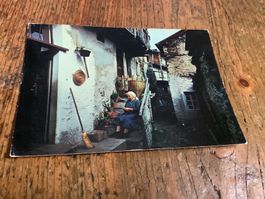 Alte Ansichtskarte Tessin, malerisches Dorf, Vintage!