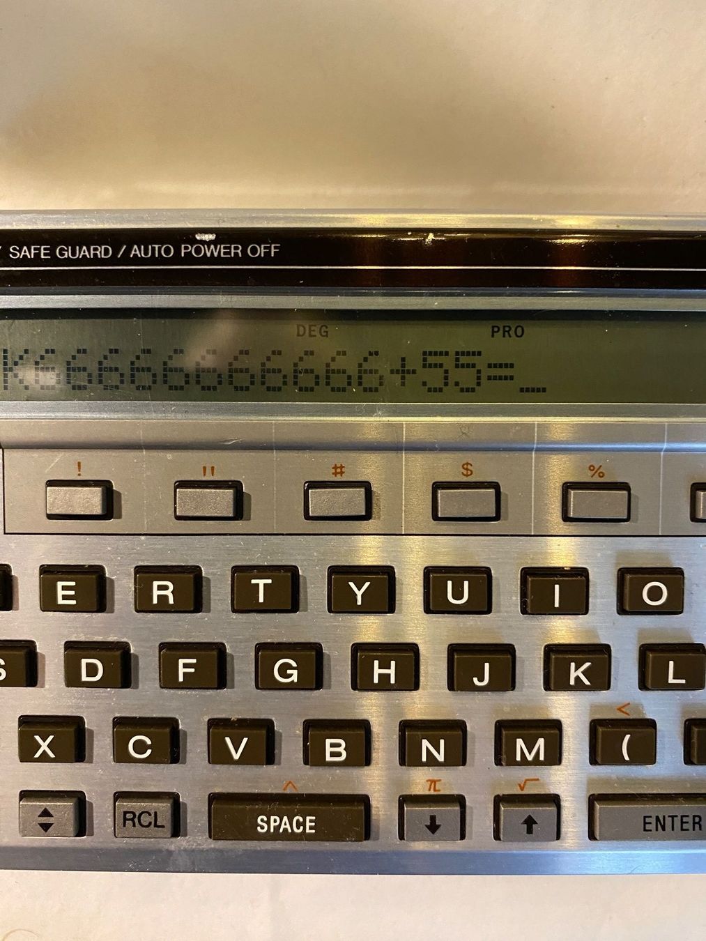 Sharp Taschenrechner: Sharp Pocket Computer PC1500A – Gebraucht aus Rorschach von  3