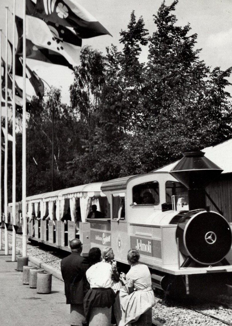 Cartoline postali: SAFFA  -  Ausstellungsbahn  1958 – Usato da Aarau venduto da kufi44 1