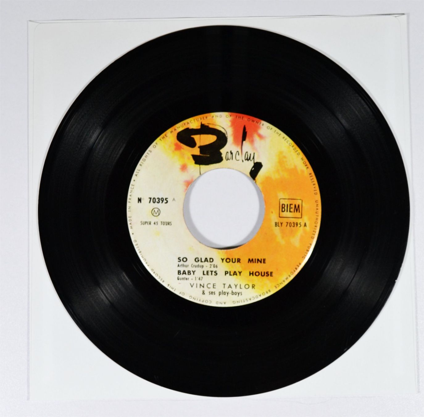 Dischi in vinile: EP: VINCE TAYLOR - So Glad Your Mine – Usato da Frenkendorf venduto da Yard-Sale-2000 1