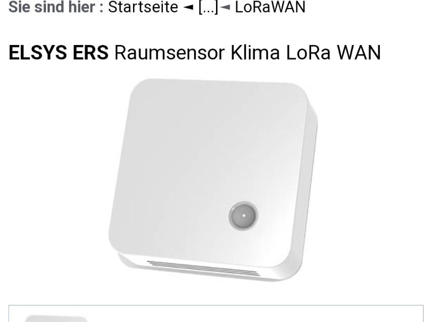 Componenti elettronici: Elsys ERS Eye Environment Umwelt LoRaWAN Sensor Raumsensor – Usato da Zürich venduto da eymen20 6