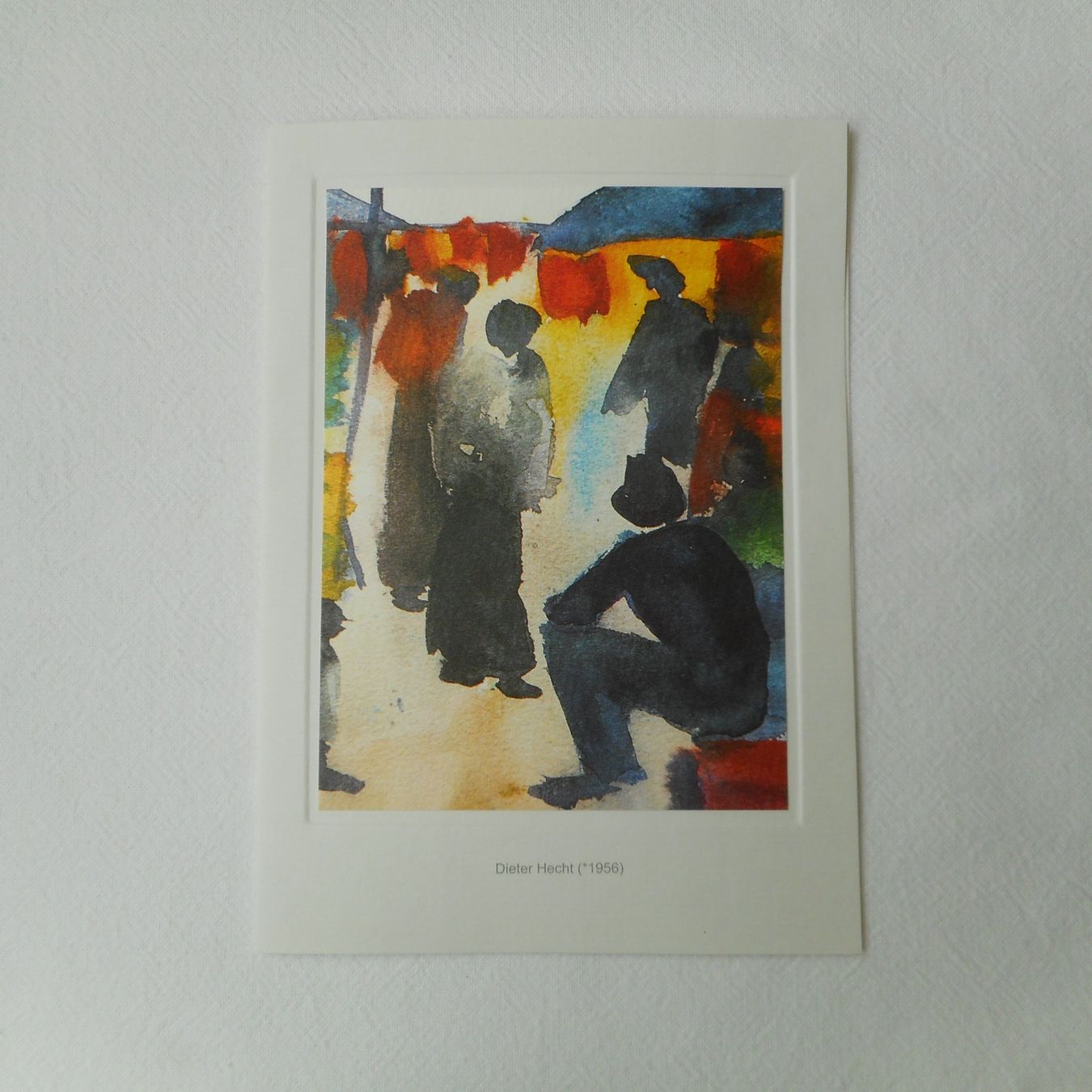 Cartoline postali: Kunstkarte - Dieter Hecht – Nuovo e nell'imballaggio originale da Niederlenz venduto da Berghem