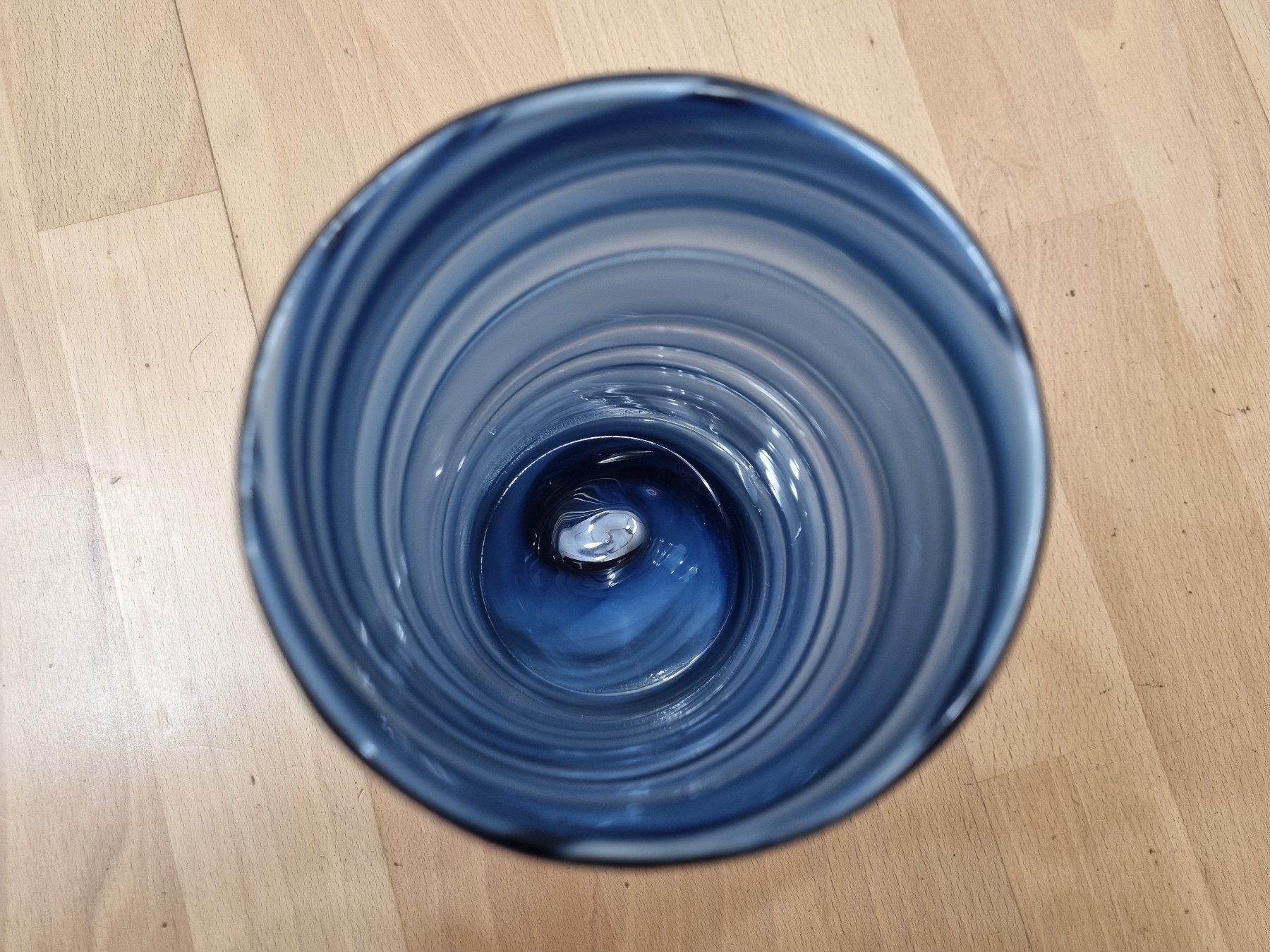 Vasi & Recipienti: Vase blau gestreift – Usato da Wetzikon ZH venduto da Personalkarte 3