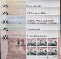 2003, Nr.1096-1100 5 Zierbögen (UNESCO) mit ET-Stempel.