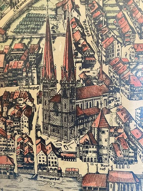 Cartine & Atlanti: Murerplan der Stadt Zürich – Usato da Liesberg Dorf venduto da Country1 6